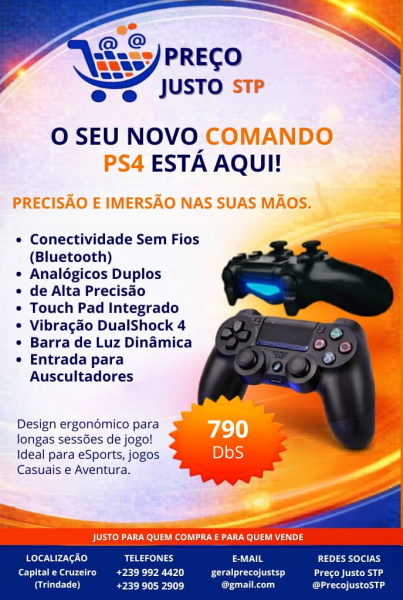 Comando PS4 DualShock 4